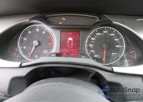 2012 Audi A4 2.0T Premium z USA, uszkodzony, nr VIN WAUBFAFL4CN020092